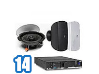 Комплекты акустики для помещений 220–300 м² (14 динамиков)